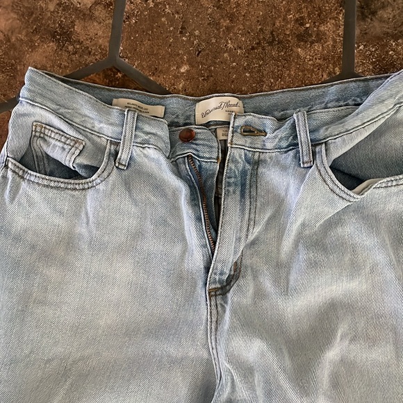 Universal Threads light wash jeans relaxed wide leg denim size 10R - Picture 3 of 6